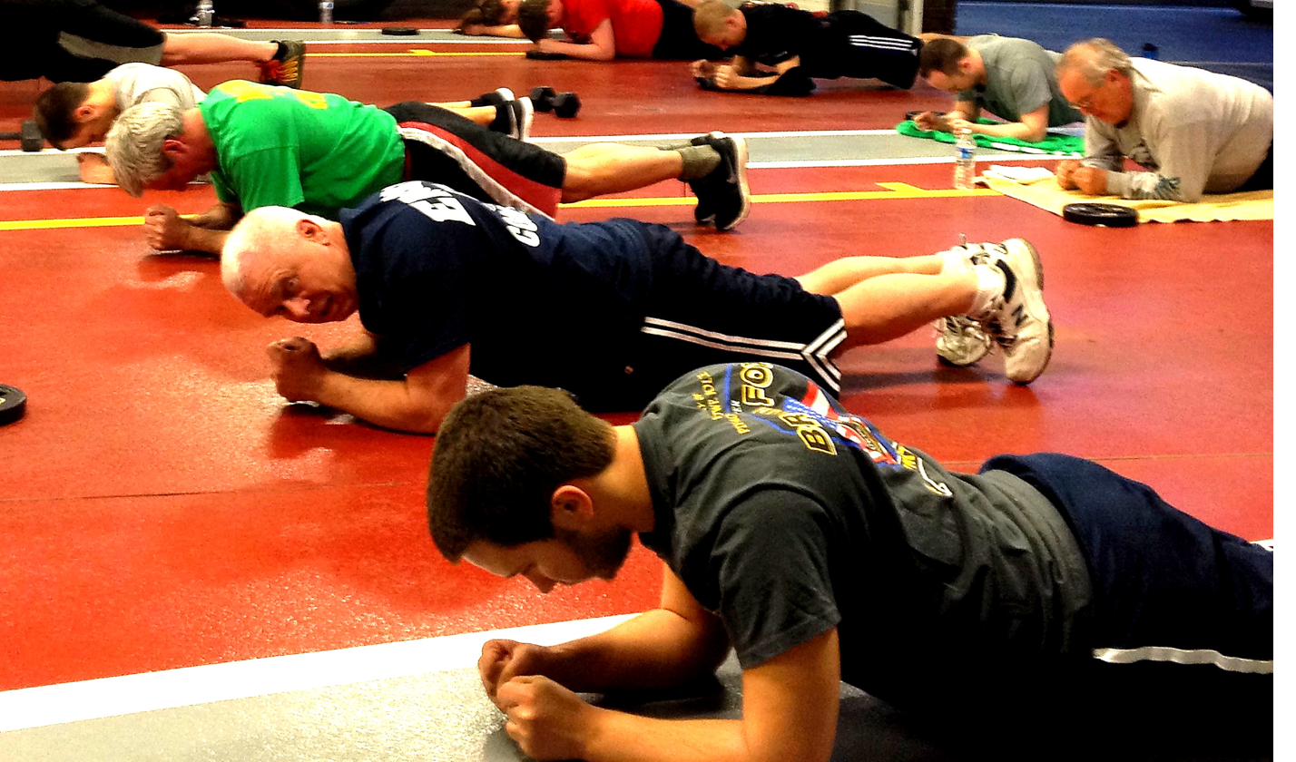 OSHA workers job site fitness class